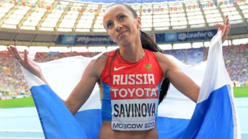 Mid Distance runner Mariya Savinova who was on of many involved in doping corruption 