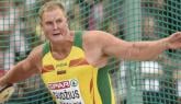 Lithuania's Gudzius takes men's discus throw gold; South Africans take 1st and 3rd in long jump