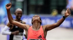 Buze Diriba Breaks Amsterdam Marathon Course Record with Powerful Finish