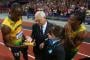Bolt and team Jamaica get to keep record braking baton Bolt and team Jamaica get to keep record braking baton