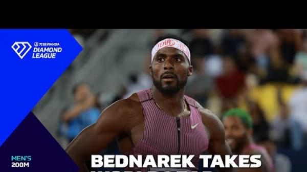 Kenneth Bednarek Kenneth Bednarek wins the 200m at Diamond League Doha with a world-leading 19.67