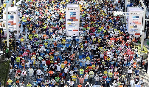 Tokyo Marathon Mass Participation