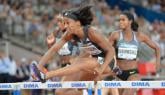 Kendra Harrison wins 100m Hurdles at Doha Diamond League with broken arm