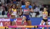 Kori Carter takes women's 400m hurdles global title