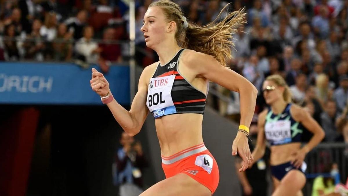 Golden Spike Report Femke Bol breaks the world 300m hurdles record