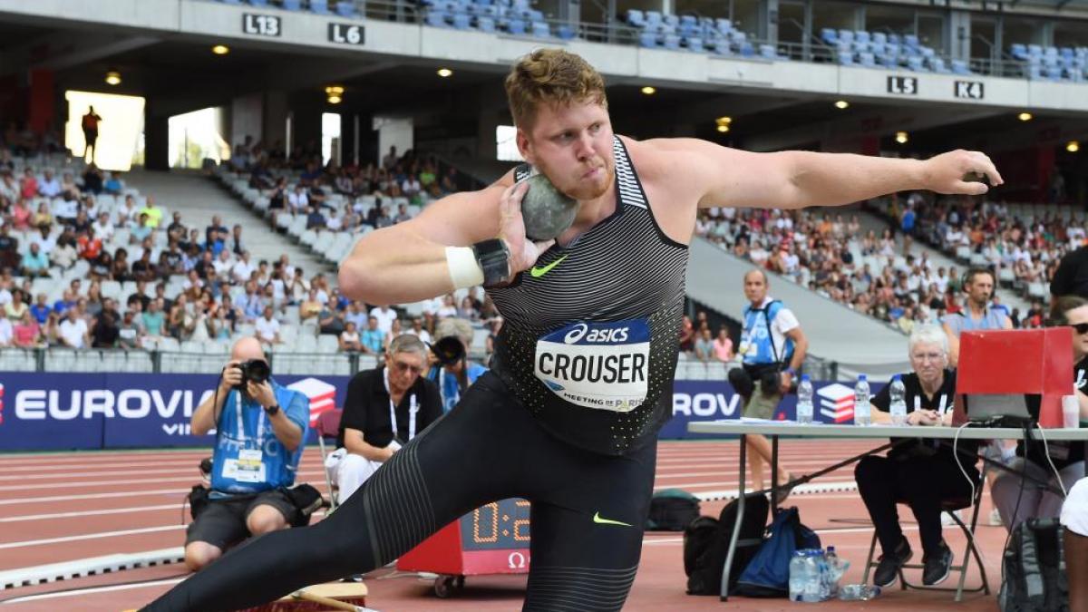 Ryan Crouser throws sensational 23.56m to break shot put world record