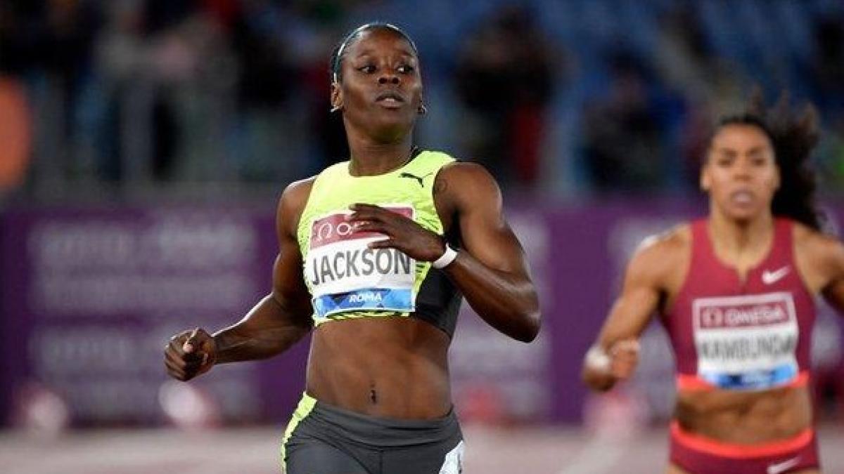 Shericka Jackson blazes 10.65 to win Jamaican 100m title Watch Athletics