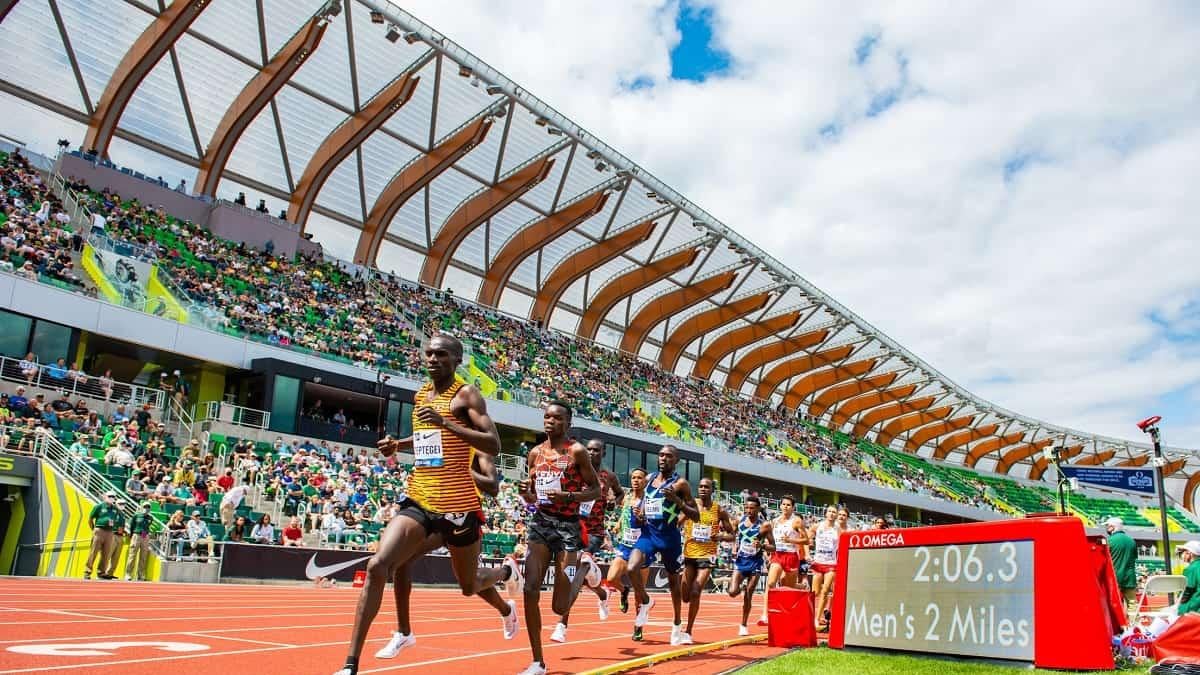 Results for the Eugene Diamond League