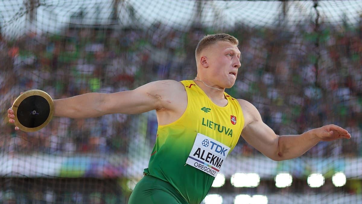 Lithuania's Mykolas Alekna Breaks Men's Discus Throw World Record in