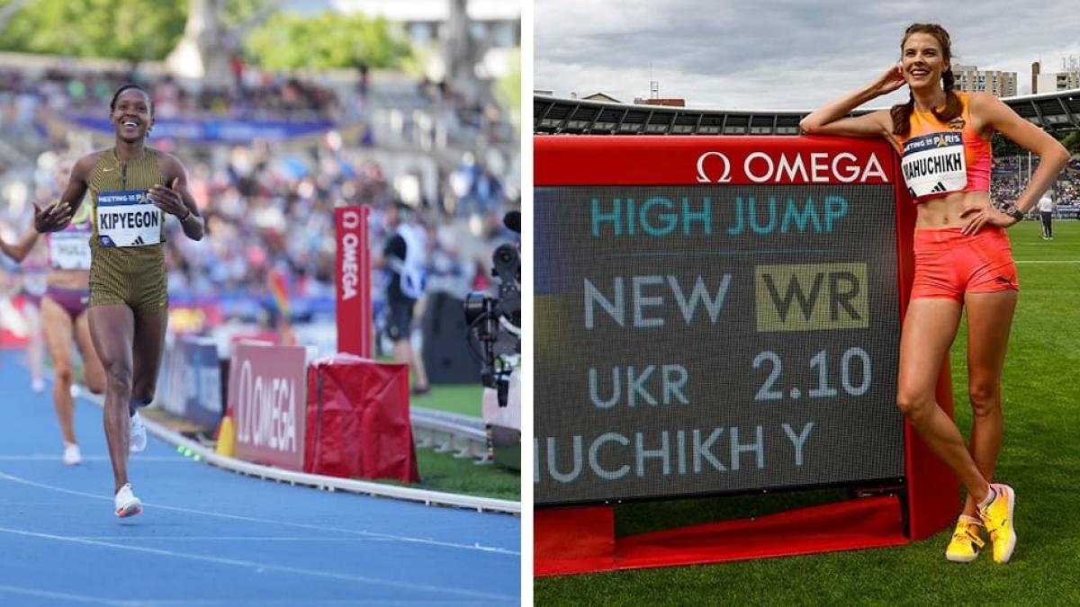 Paris Diamond League World Records in Women
