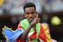 Eritrea's teen Ghirmay Ghebreslassie wins men's marathon