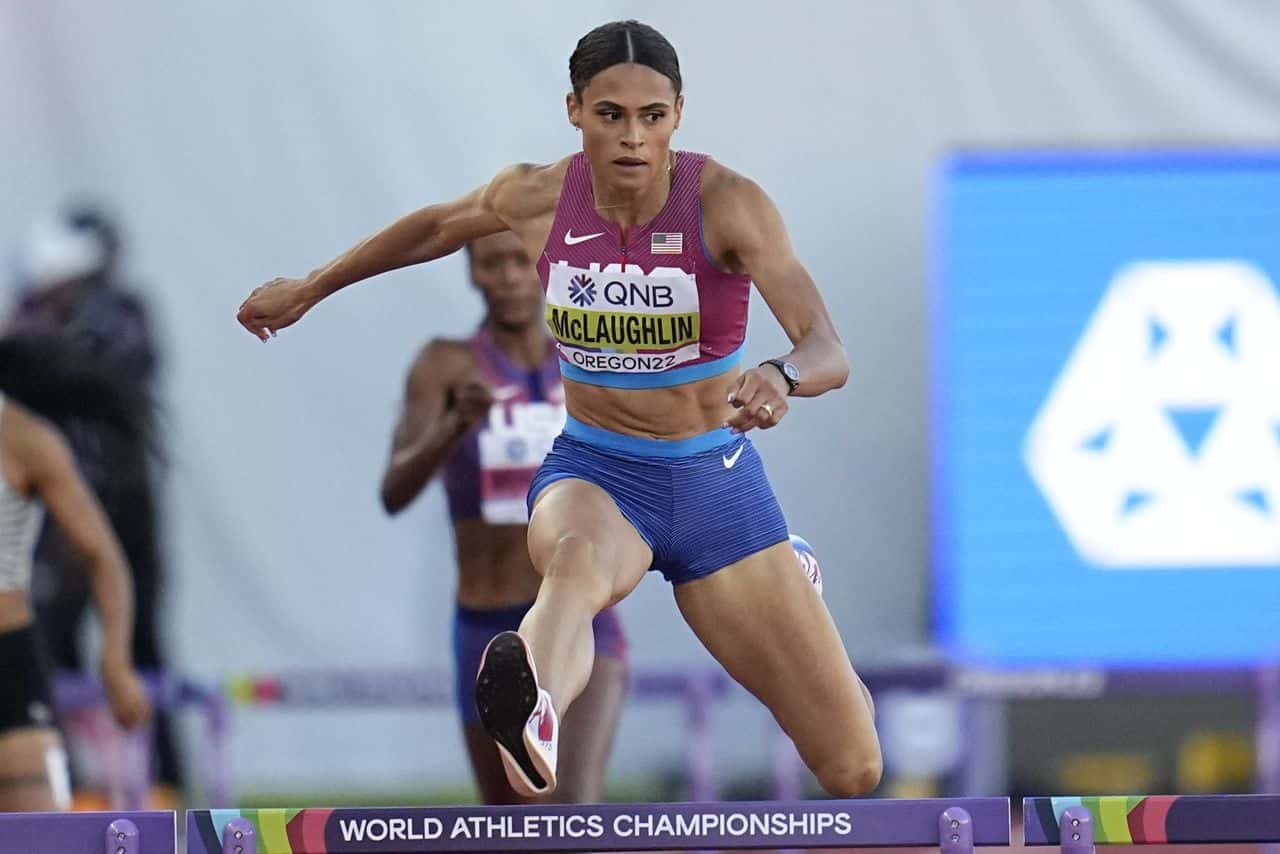 Sydney McLaughlin smashes 400m hurdles world record again Watch Athletics
