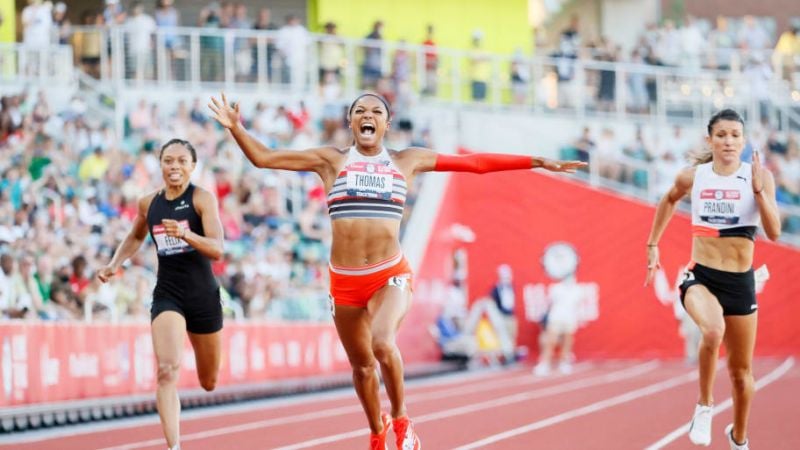 Gabby Thomas runs 2nd fastest 200m in history, Erriyon Knighton smashes Bolt's U20 World record ...