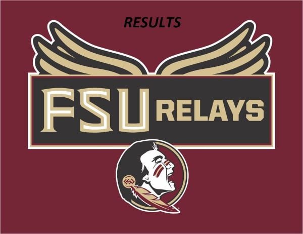 FSU Relays 2025 Schedule Poster