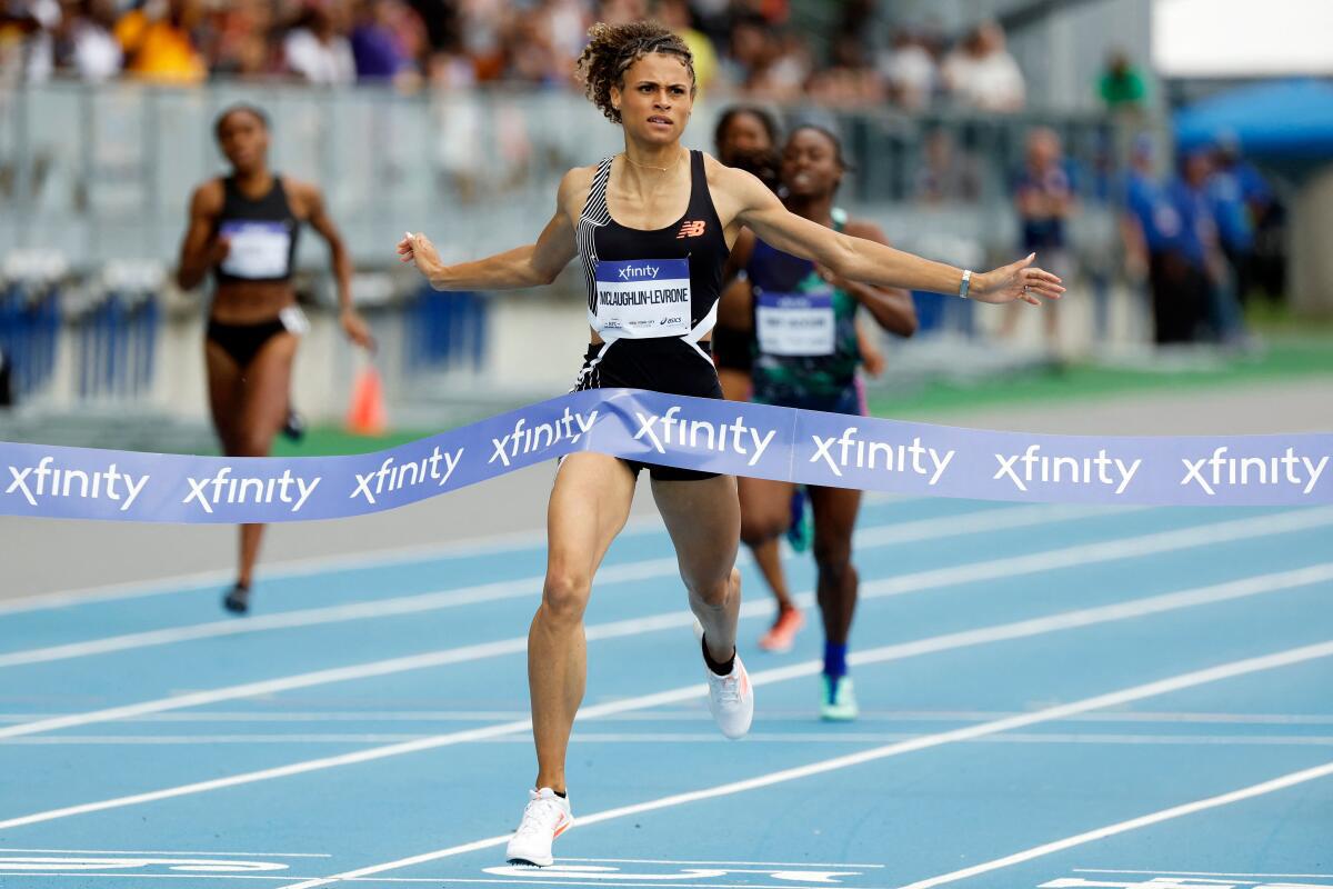 USATF New York Grand Prix Huges, McLaughlinLevrone, Lyles and Mu